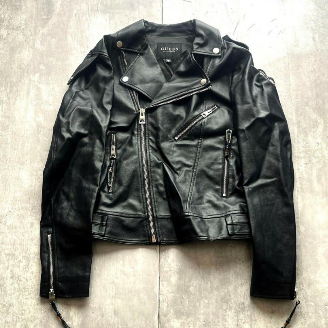 archive y2k grunge fake leather JKT punk archive y2k grunge fake leather JKT punk