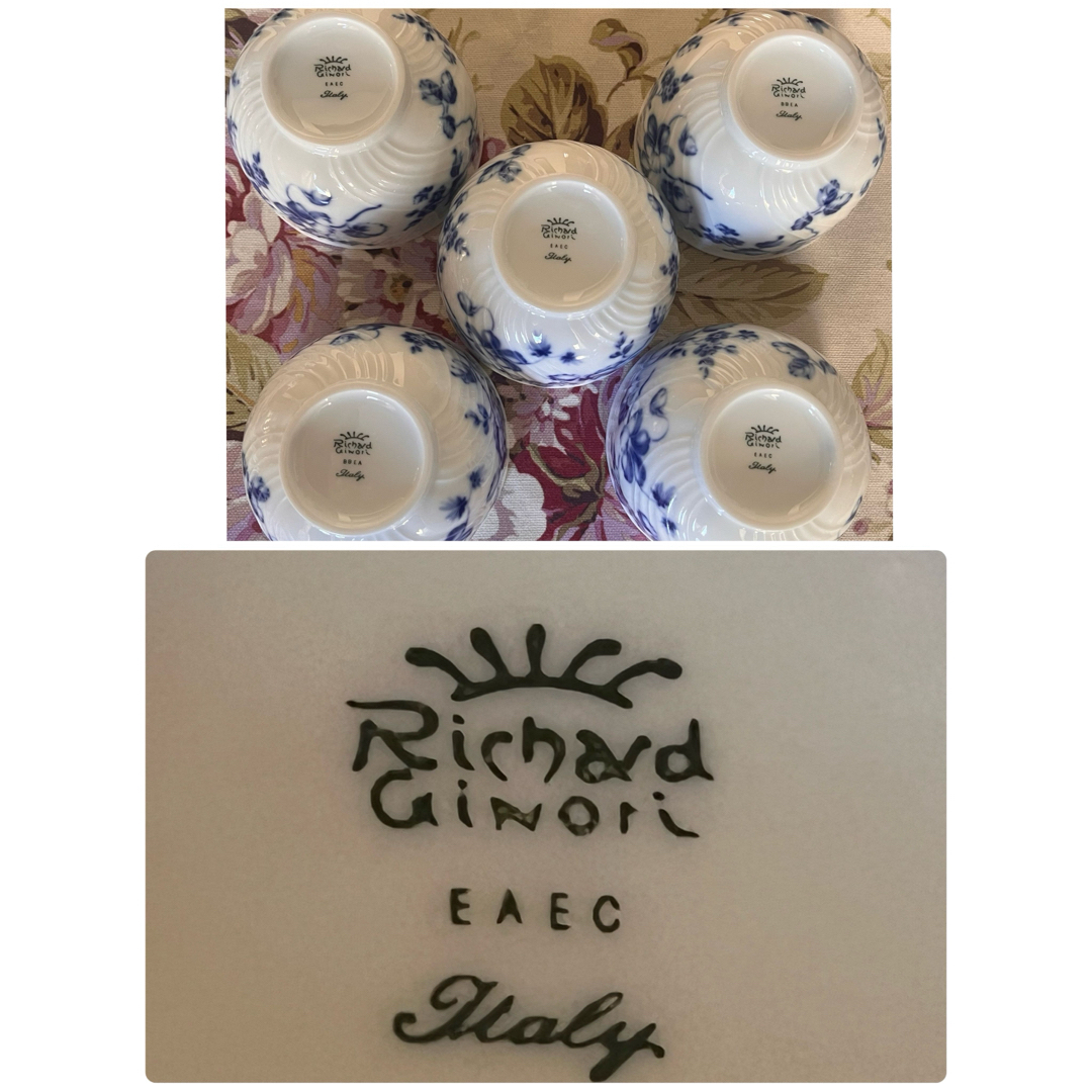 Richard Ginori - 【新品】リチャードジノリ☆ローズブルー☆お Richard Ginori - 【新品】リチャードジノリ☆ローズブルー☆お