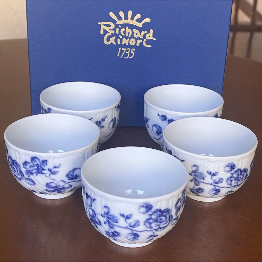 Richard Ginori - 【新品】リチャードジノリ☆ローズブルー☆お Richard Ginori - 【新品】リチャードジノリ☆ローズブルー☆お