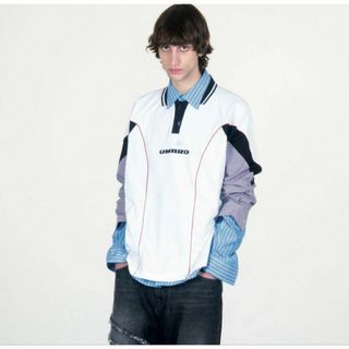 UMBRO - UMBRO Cut Up Polo ホワイト/ブラックMの通販 by UMBRO - UMBRO Cut Up Polo ホワイト/ブラックMの通販 by