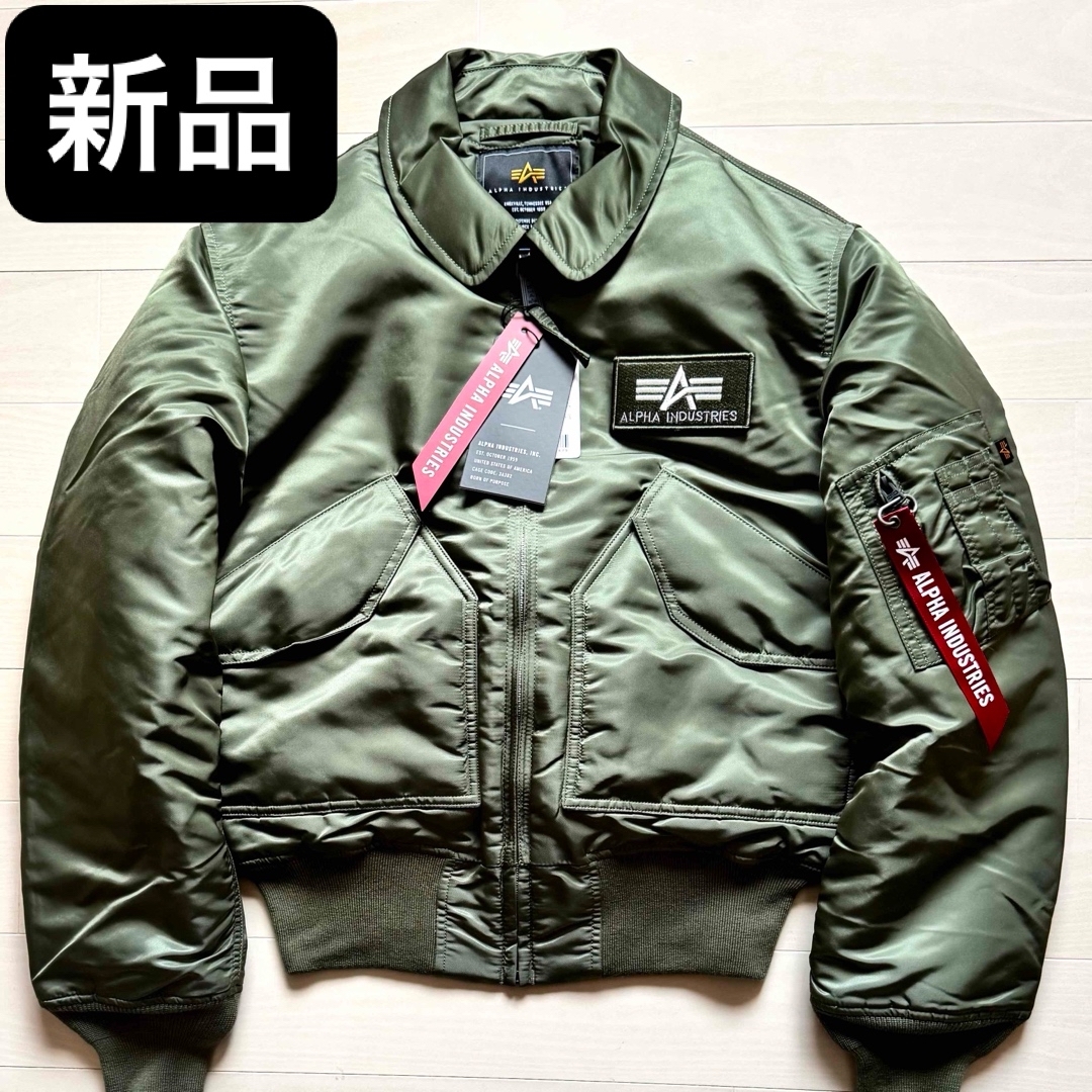 ALPHA INDUSTRIESタグ付き/G-1/レザジャケット/XL/山羊革/ 騒々しい ALPHA INDUSTRIESタグ付き/G-1/レザジャケット/XL/山羊革/ 騒々しい