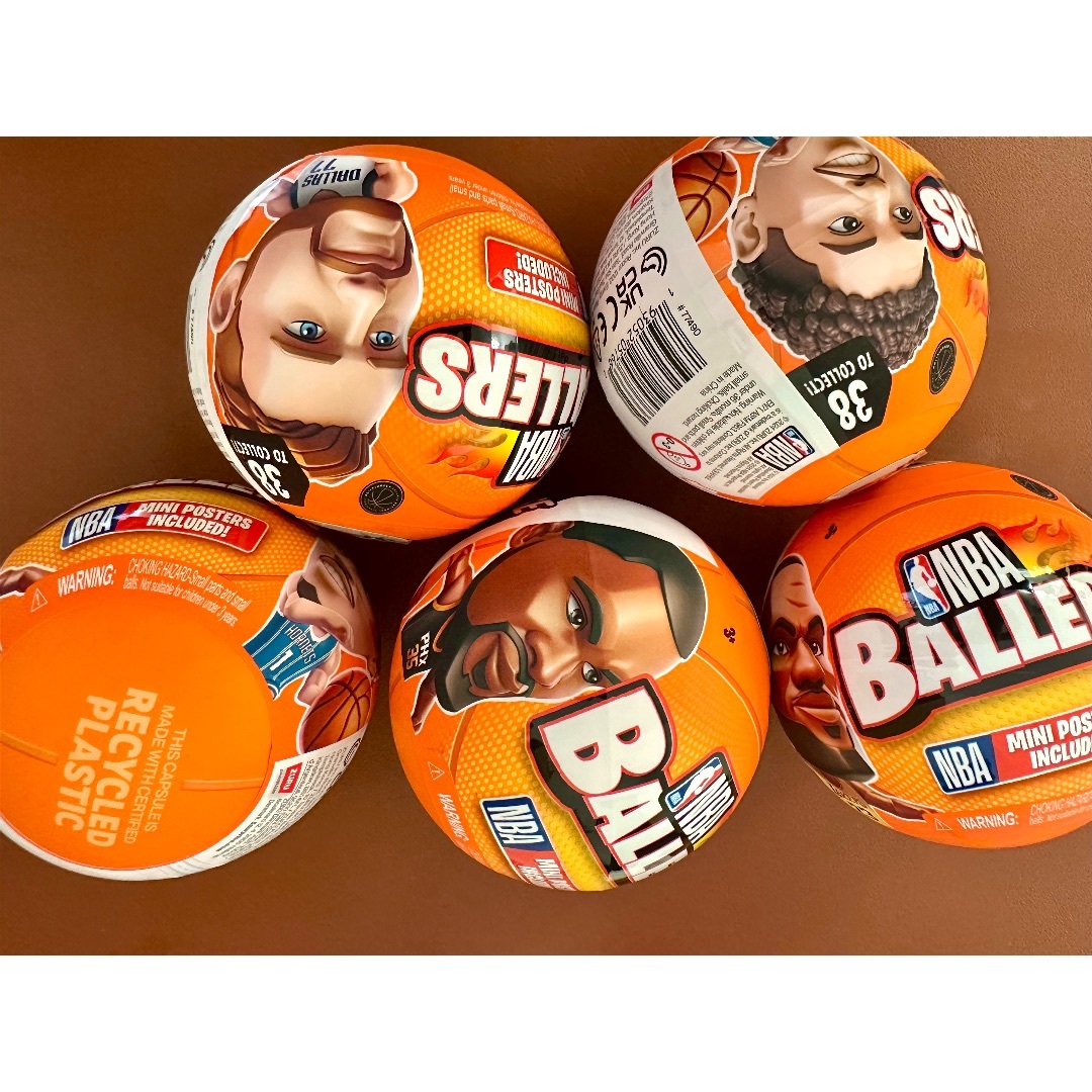 即日発送◎NBA BALLERS バスケットボール 5個セット ミニポスター付 即日発送◎NBA BALLERS バスケットボール 5個セット ミニポスター付