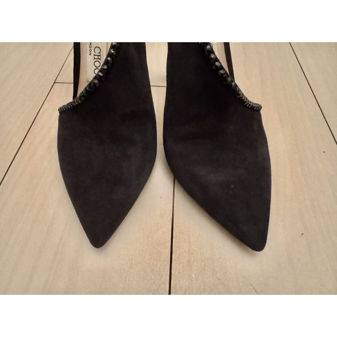 日本未入荷 JIMMYCHOO 星ブラックスエード パンプス ハイヒール 37 日本未入荷 JIMMYCHOO 星ブラックスエード パンプス ハイヒール 37