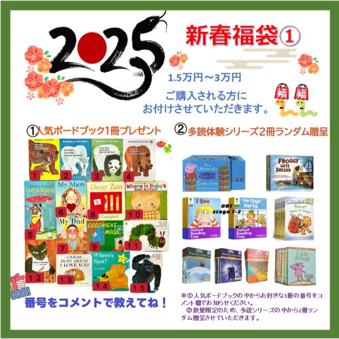 2025 新春福袋① 名作ボードブック マイヤペン対応 ORT Liao 2025 新春福袋① 名作ボードブック マイヤペン対応 ORT Liao