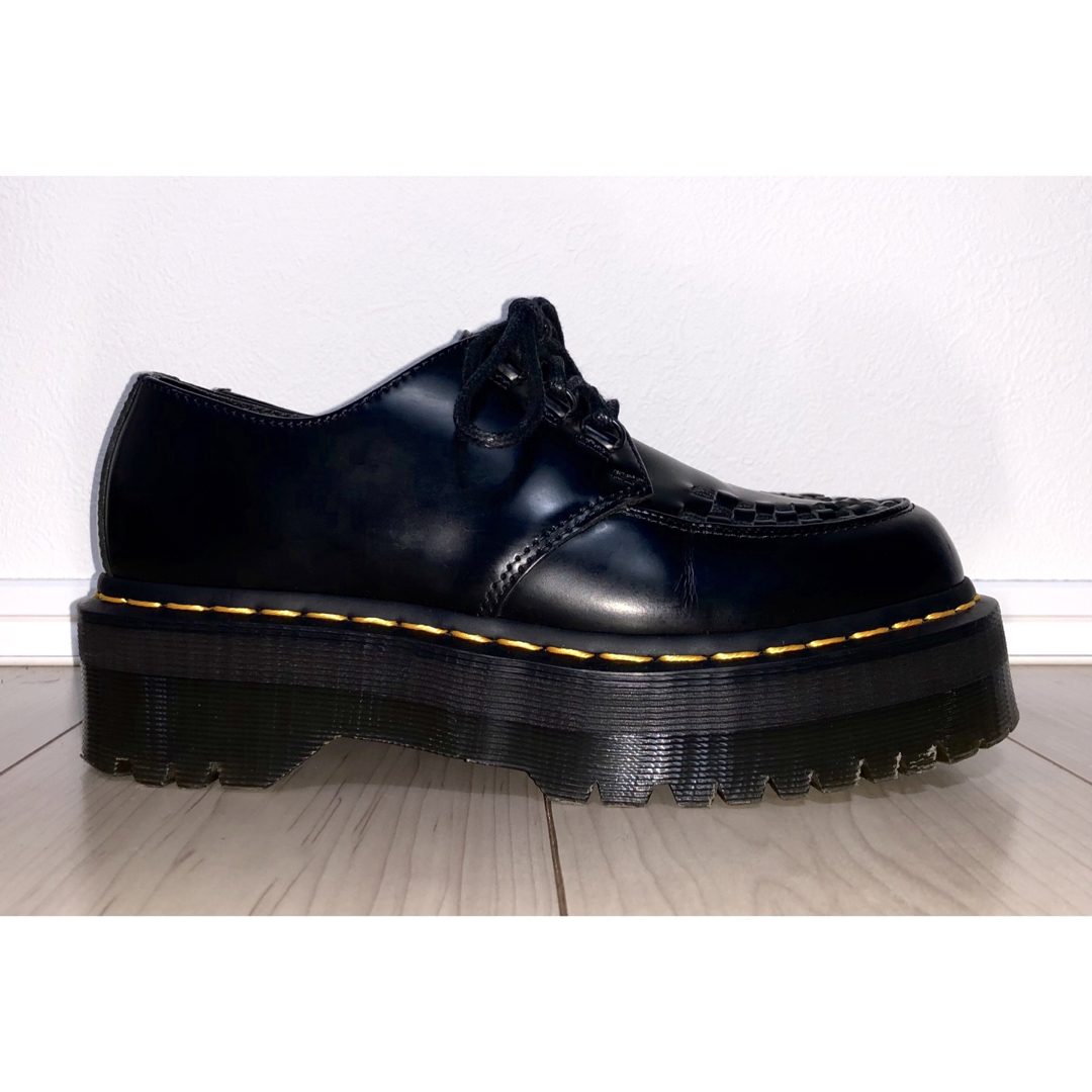 Dr.Martens - 24cm 美品 Dr.Martens ASHLEY 3ホール 厚底 QUAD Dr.Martens - 24cm 美品 Dr.Martens ASHLEY 3ホール 厚底 QUAD