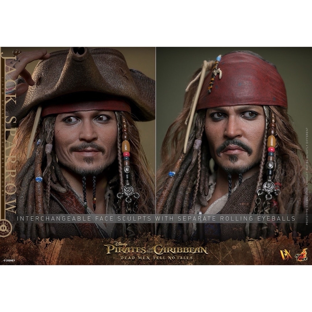 ホットトイズ DX37ジャック・スパロウ2.0版1/6 jack sparrowの ホットトイズ DX37ジャック・スパロウ2.0版1/6 jack sparrowの
