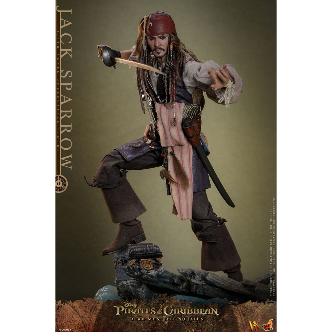 ホットトイズ DX37ジャック・スパロウ2.0版1/6 jack sparrowの ホットトイズ DX37ジャック・スパロウ2.0版1/6 jack sparrowの