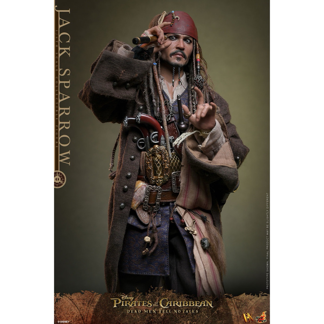 ホットトイズ DX37ジャック・スパロウ2.0版1/6 jack sparrowの ホットトイズ DX37ジャック・スパロウ2.0版1/6 jack sparrowの