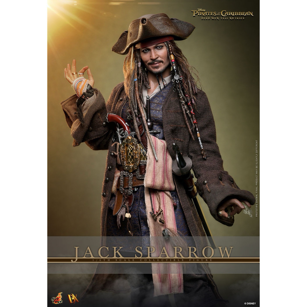 ホットトイズ DX37ジャック・スパロウ2.0版1/6 jack sparrowの ホットトイズ DX37ジャック・スパロウ2.0版1/6 jack sparrowの