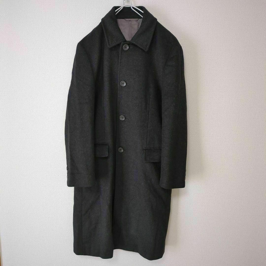 COMME CA DU MODE - ステンカラーコート ロング カシミヤ ウール COMME CA DU MODE - ステンカラーコート ロング カシミヤ ウール