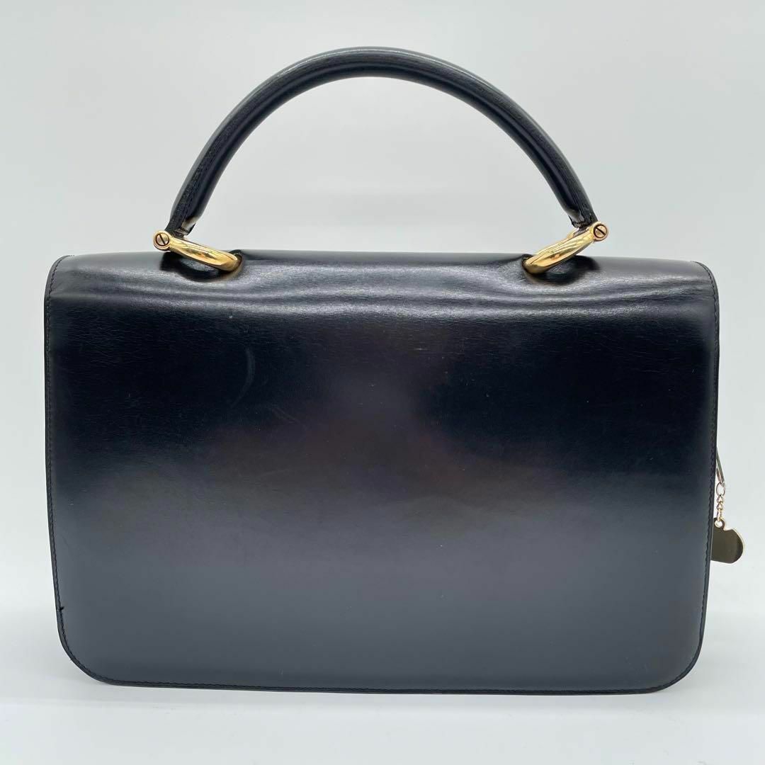 極美品・希少】セリーヌ ホースビット レザー ハンド バッグ 黒 極美品・希少】セリーヌ ホースビット レザー ハンド バッグ 黒