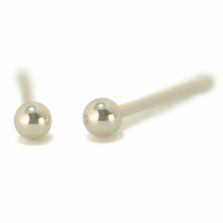 【在庫処分】Pt900プラチナ丸玉ピアス 2mm 1ペア両耳販売 ボールピアス (その他)