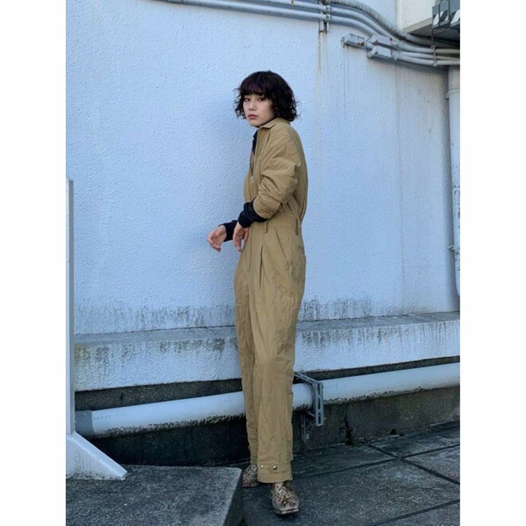 タグ付 THROW by SLY キルティング ジャンプスーツ ベージュ 1 タグ付 THROW by SLY キルティング ジャンプスーツ ベージュ 1