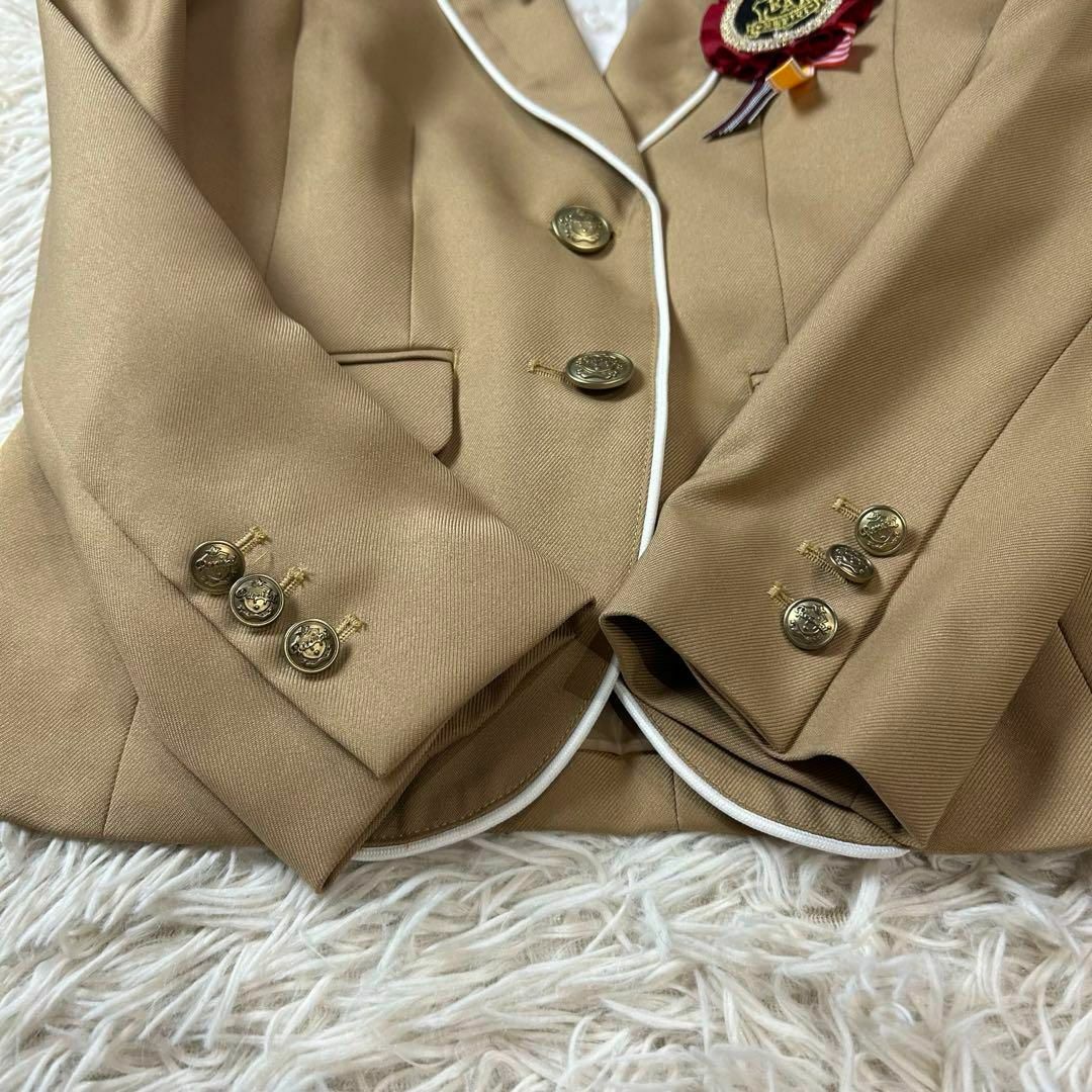 レピピアルマリオ 卒服 フォーマル 4点セット 150 ベージュ 赤 レピピアルマリオ 卒服 フォーマル 4点セット 150 ベージュ 赤