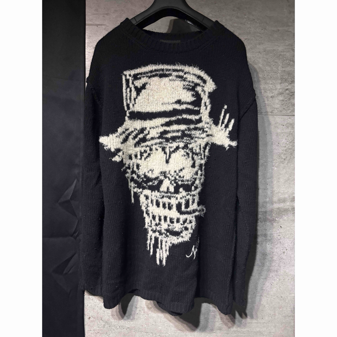 YOHJI YAMAMOTO ✕ 朝倉優佳 インターシャニット ニット/セーター YOHJI YAMAMOTO ✕ 朝倉優佳 インターシャニット ニット/セーター