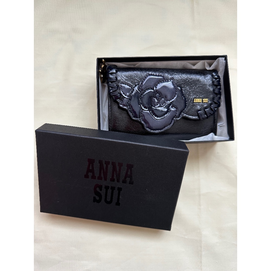 ANNA SUI - アナスイ　三つ折り　財布　紫