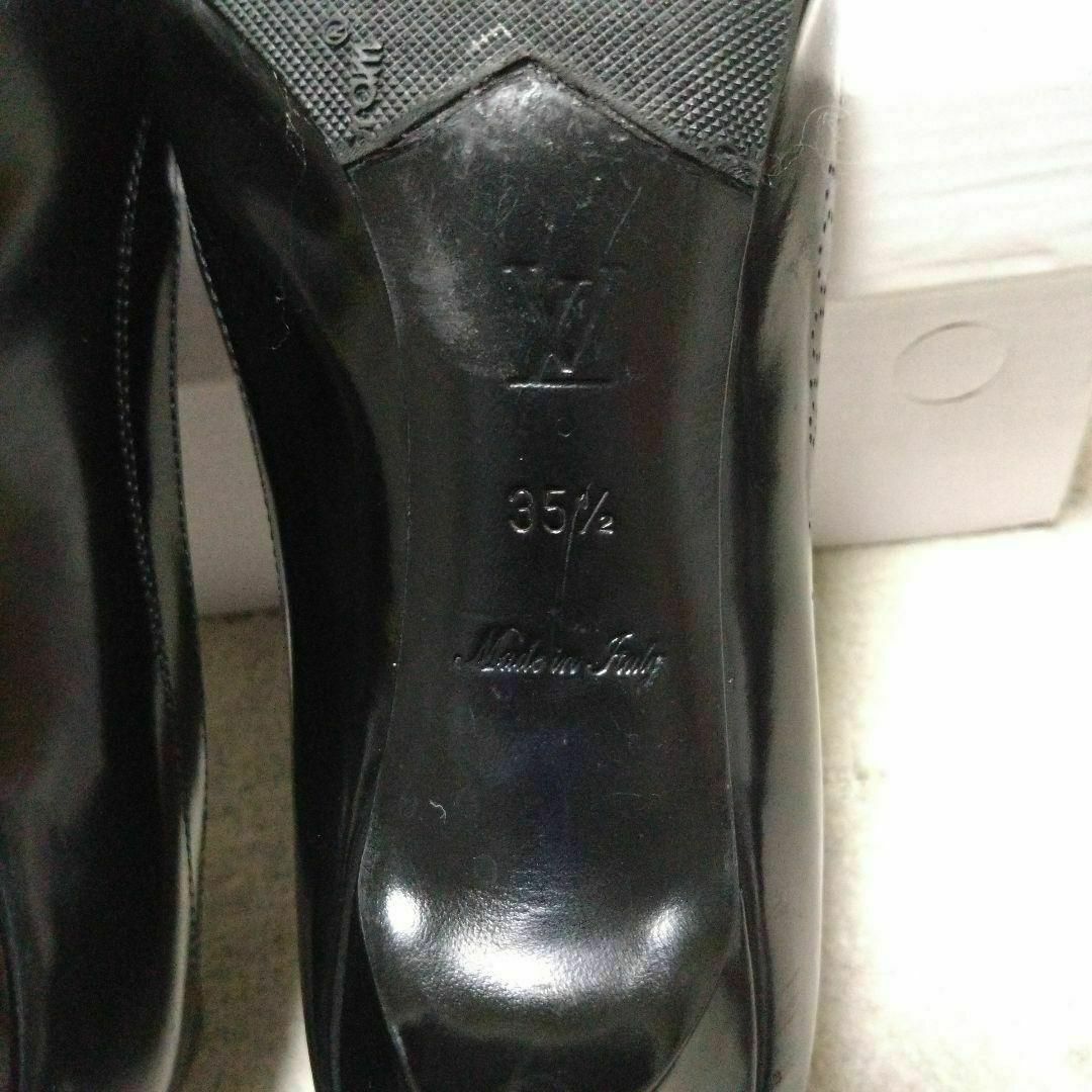 正規品 LOUIS VUITTON 黒 ハイヒール パンプス ポインテッドトゥ 正規品 LOUIS VUITTON 黒 ハイヒール パンプス ポインテッドトゥ