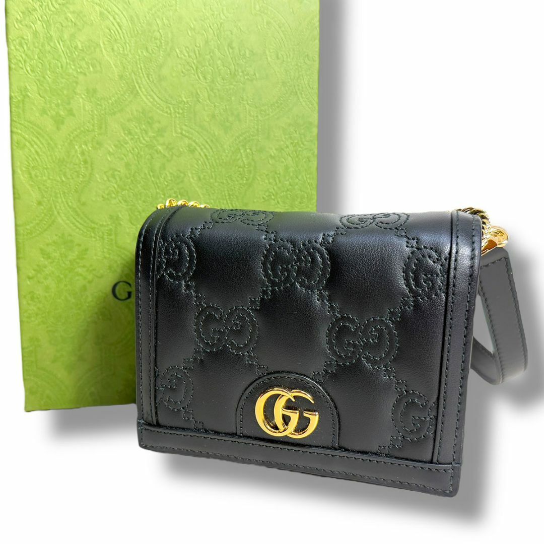 GUCCI - J7042 新品 グッチ GG キルティング チェーン リンク GUCCI - J7042 新品 グッチ GG キルティング チェーン リンク