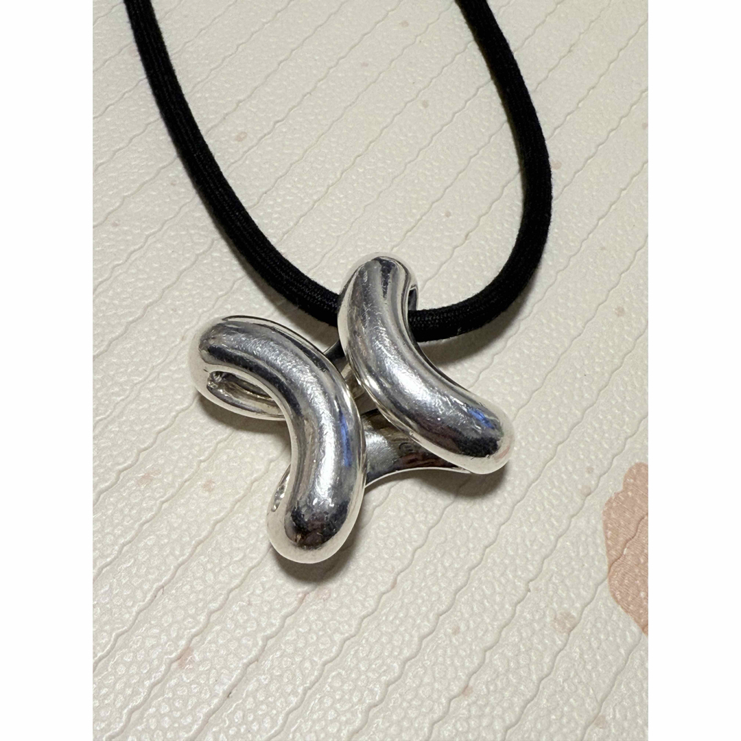HERMES - 美品 エルメス リマ GM ネックレス ブラック 付属品 HERMES - 美品 エルメス リマ GM ネックレス ブラック 付属品