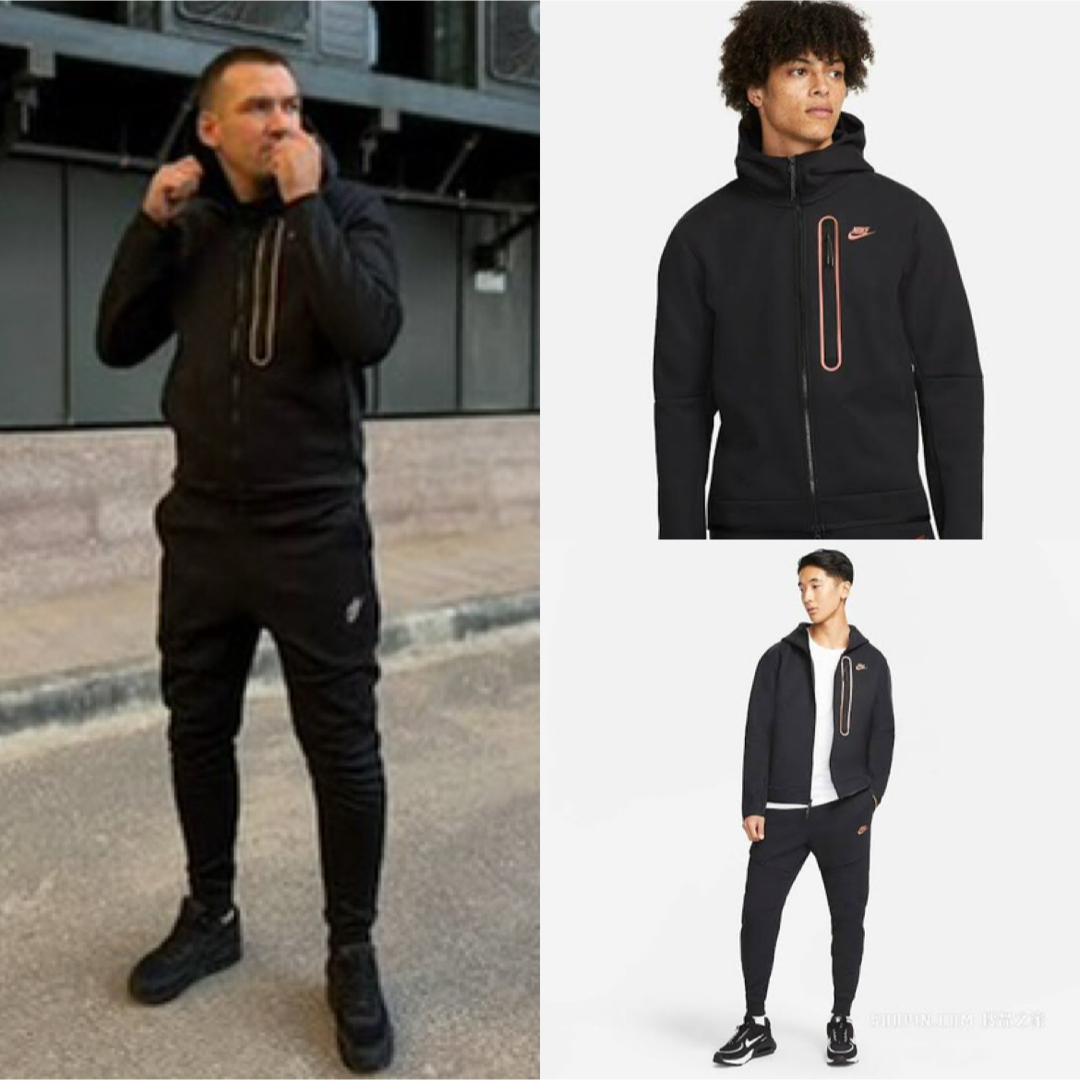 NIKE - ブラック メンズL/M テックフリース セットアップ 廃盤 NIKE - ブラック メンズL/M テックフリース セットアップ 廃盤