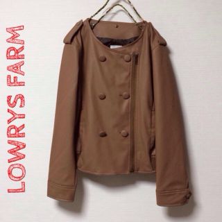 ローリーズファーム(LOWRYS FARM)の新品ローリーズファームブルゾン(ノーカラージャケット)