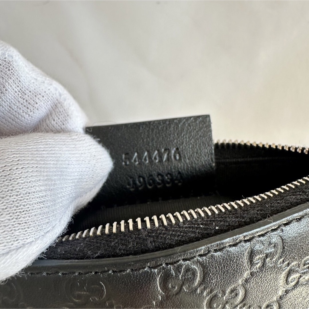 良品】GUCCI グッチ グッチシマ ブラック 小銭入れ キーケース 良品】GUCCI グッチ グッチシマ ブラック 小銭入れ キーケース