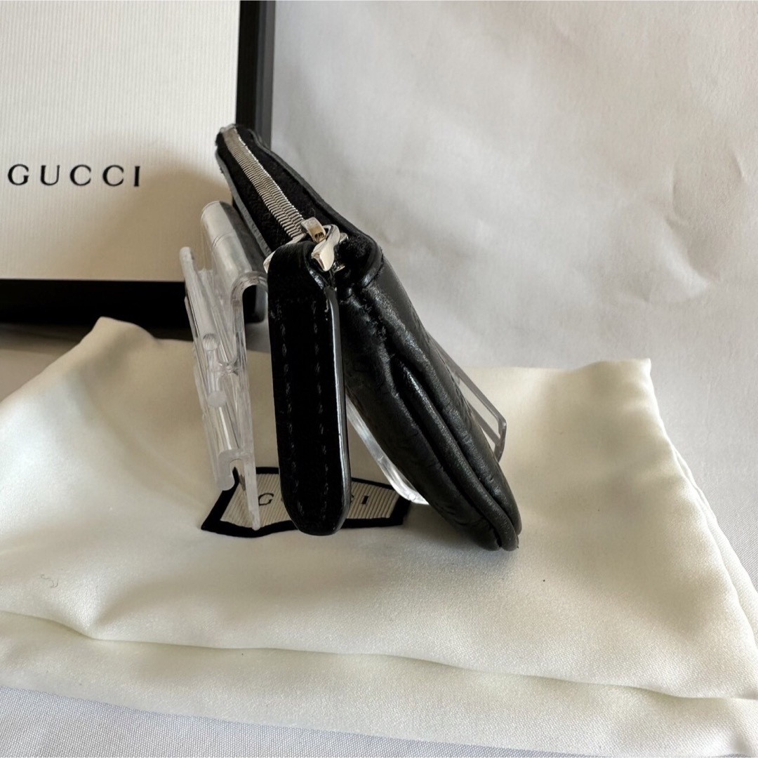 良品】GUCCI グッチ グッチシマ ブラック 小銭入れ キーケース 良品】GUCCI グッチ グッチシマ ブラック 小銭入れ キーケース