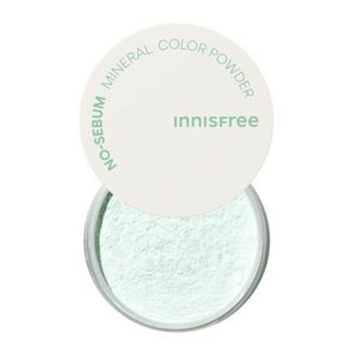 イニスフリー(Innisfree)の1個 イニスフリー 新品 ノーセバム ミネラルカラーパウダー グリーン(ヘアゴム/シュシュ)
