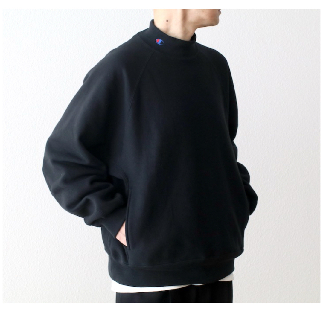 冬限定特価N.HOOLYWOOD×Champion モックネックスウェットシャツ 冬限定特価N.HOOLYWOOD×Champion モックネックスウェットシャツ