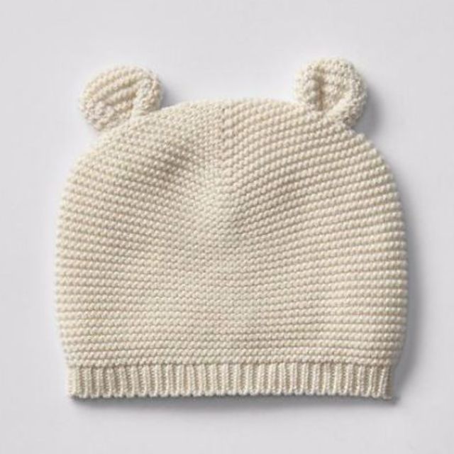 babyGAP(ベビーギャップ)のbaby GAP　新商品　新品★　くま耳　ニット帽 キッズ/ベビー/マタニティのこども用ファッション小物(帽子)の商品写真