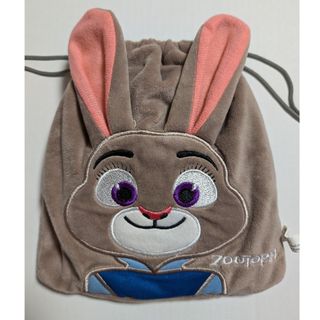 ズートピア　ジュディ　巾着袋(キャラクターグッズ)