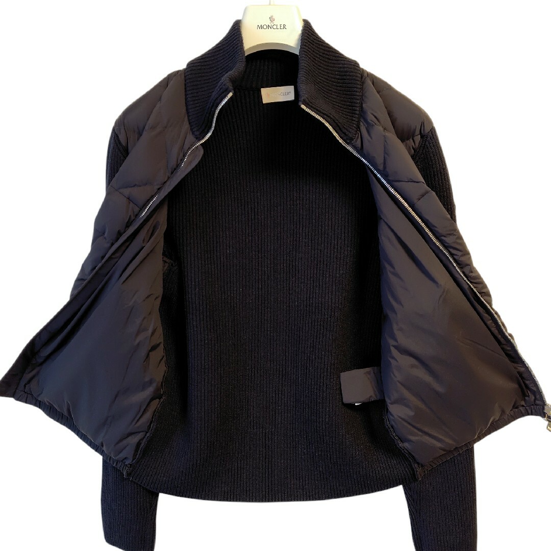 モンクレール Cardigan Tricot ダウン ニット メンズ ネイビー モンクレール Cardigan Tricot ダウン ニット メンズ ネイビー