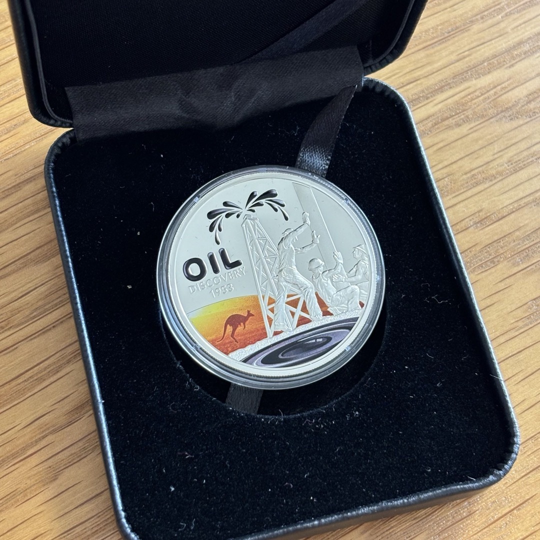 【ニウエ銀貨】COA&BOX付 オーストラリア石油発見 2013 シルバーコイン