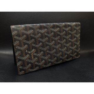 GOYARD - GOYARD☆リシュリュー/ヘリンボーン/黒×黄/長財布の GOYARD - GOYARD☆リシュリュー/ヘリンボーン/黒×黄/長財布の