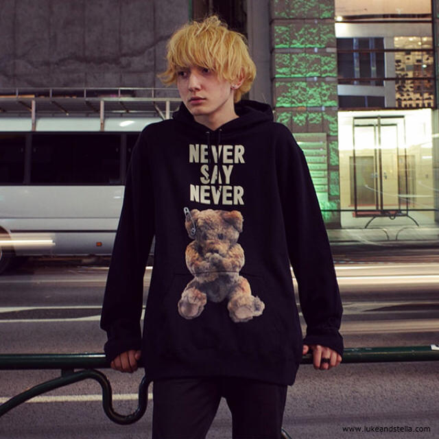 MILKBOY NEVER SAY NEVER クマパーカー