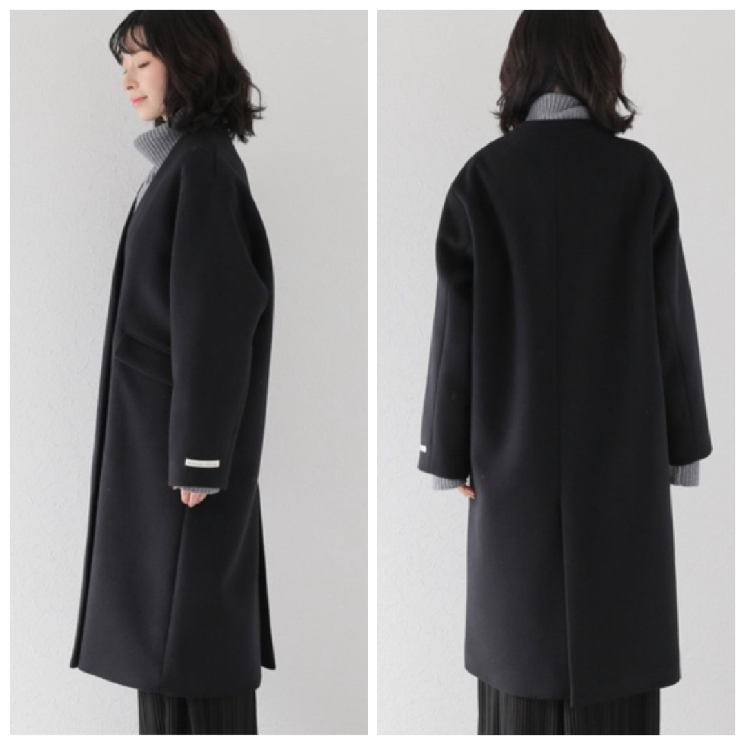 未使用 ジャーナルスタンダード LANA ノーカラーコート 定価 未使用 ジャーナルスタンダード LANA ノーカラーコート 定価