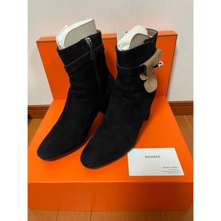 HERMES - HERMES エルメス ☆ ネオブーツ ショートブーツ37.5 HERMES - HERMES エルメス ☆ ネオブーツ ショートブーツ37.5