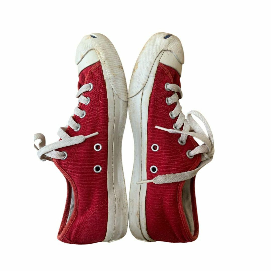 CONVERSE ジャックパーセル 赤 24cm キャンバス スニーカー CONVERSE ジャックパーセル 赤 24cm キャンバス スニーカー