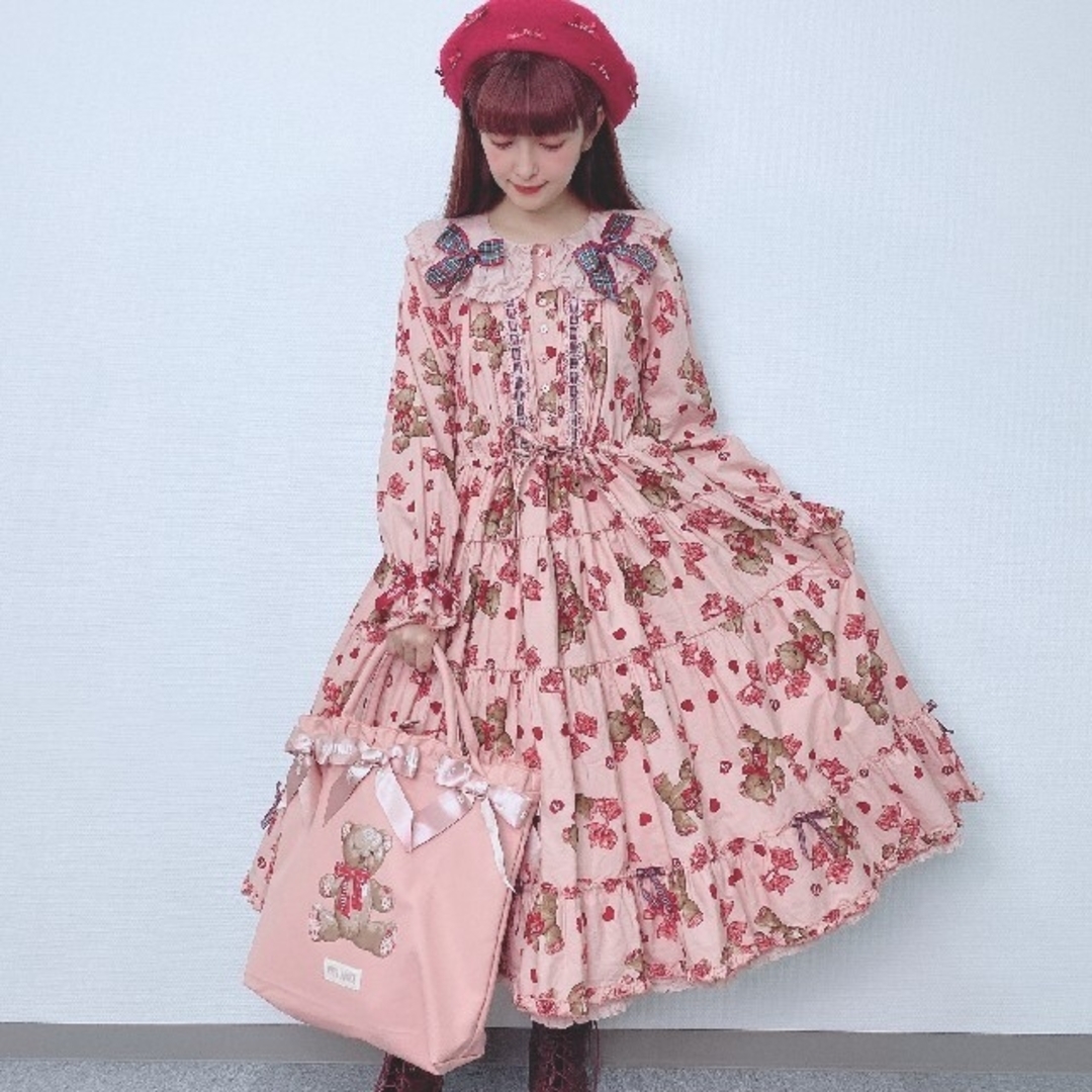 レアmisako erinkoLoveRibbonBearミディワンピース美沙子 レアmisako erinkoLoveRibbonBearミディワンピース美沙子