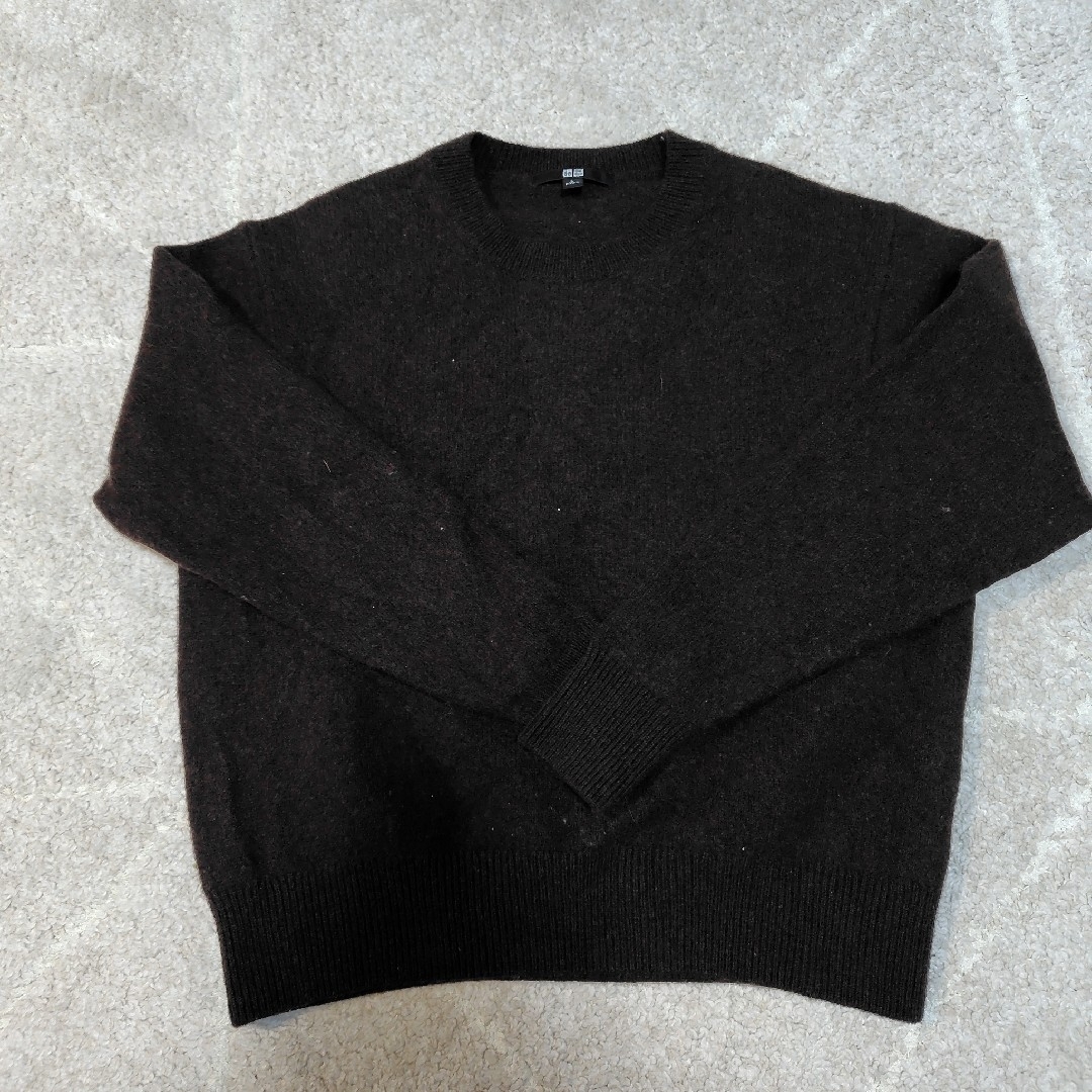 UNIQLO(ユニクロ)のユニクロ　ブラウン　Lサイズ レディースのトップス(ニット/セーター)の商品写真