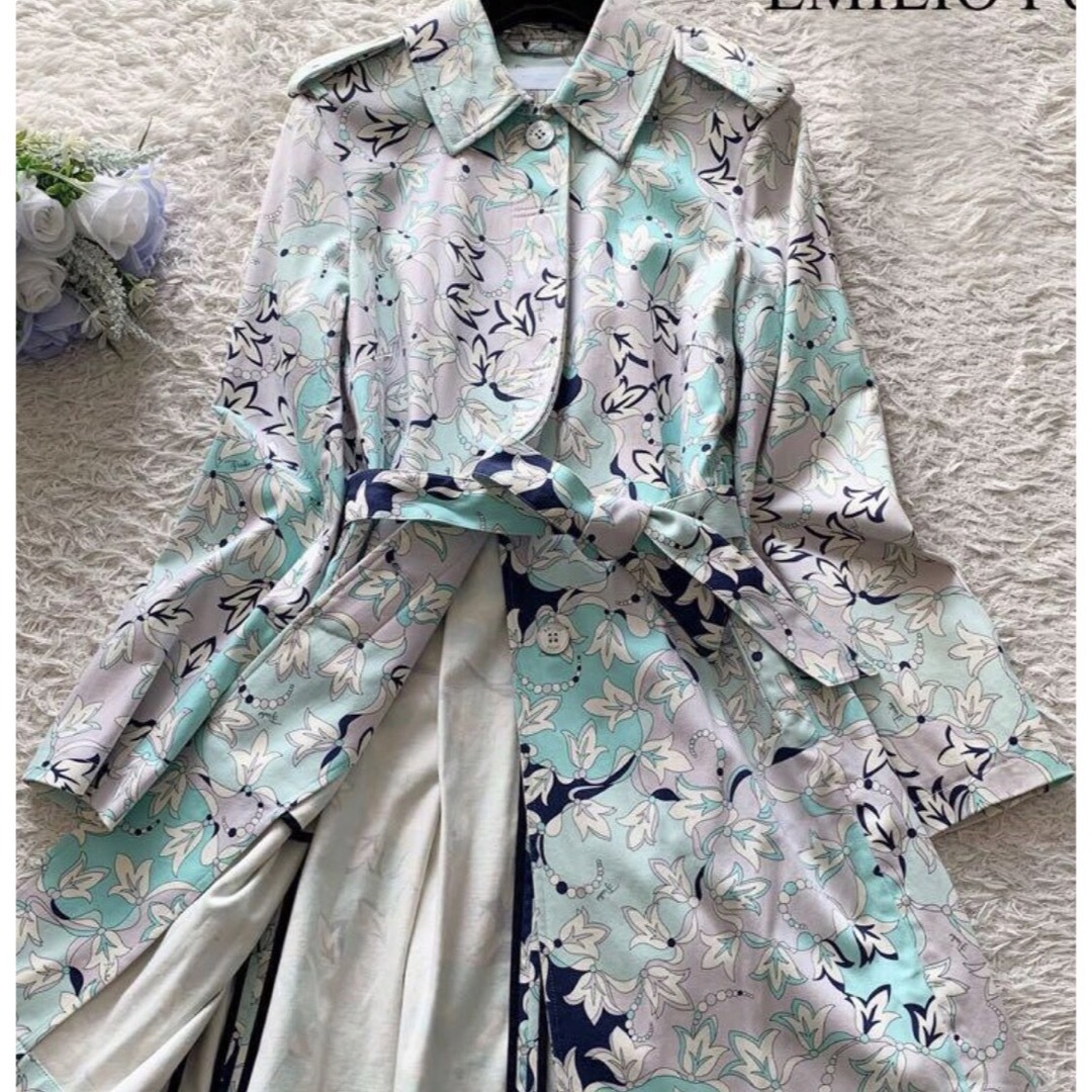 EMILIO PUCCI - 新品未使用品 EMILIO PUCCI ステンカラーコート EMILIO PUCCI - 新品未使用品 EMILIO PUCCI ステンカラーコート