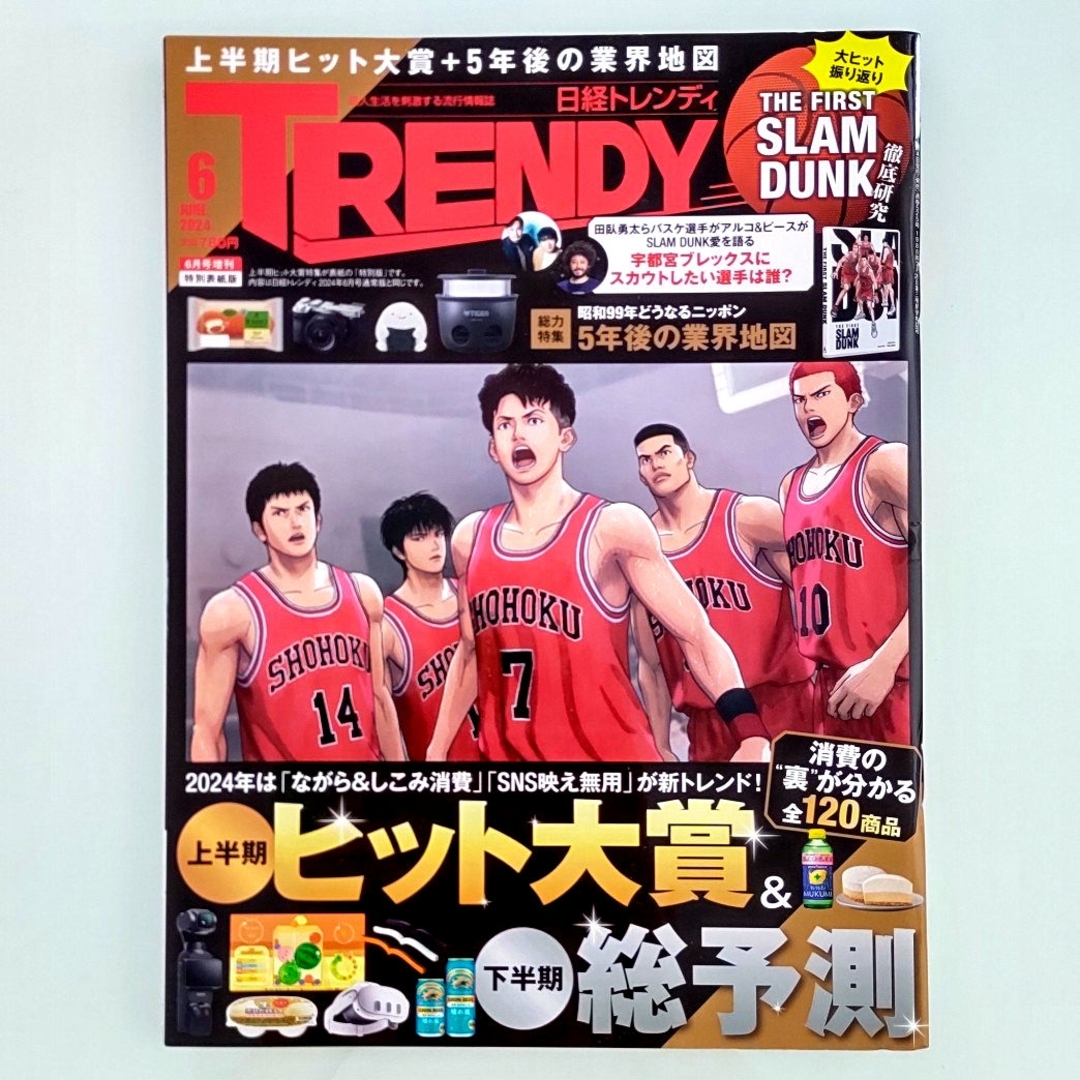 日経BP(ニッケイビーピー)の日経トレンディ増刊 特別表紙版 2024年 06月号 エンタメ/ホビーの雑誌(アート/エンタメ/ホビー)の商品写真