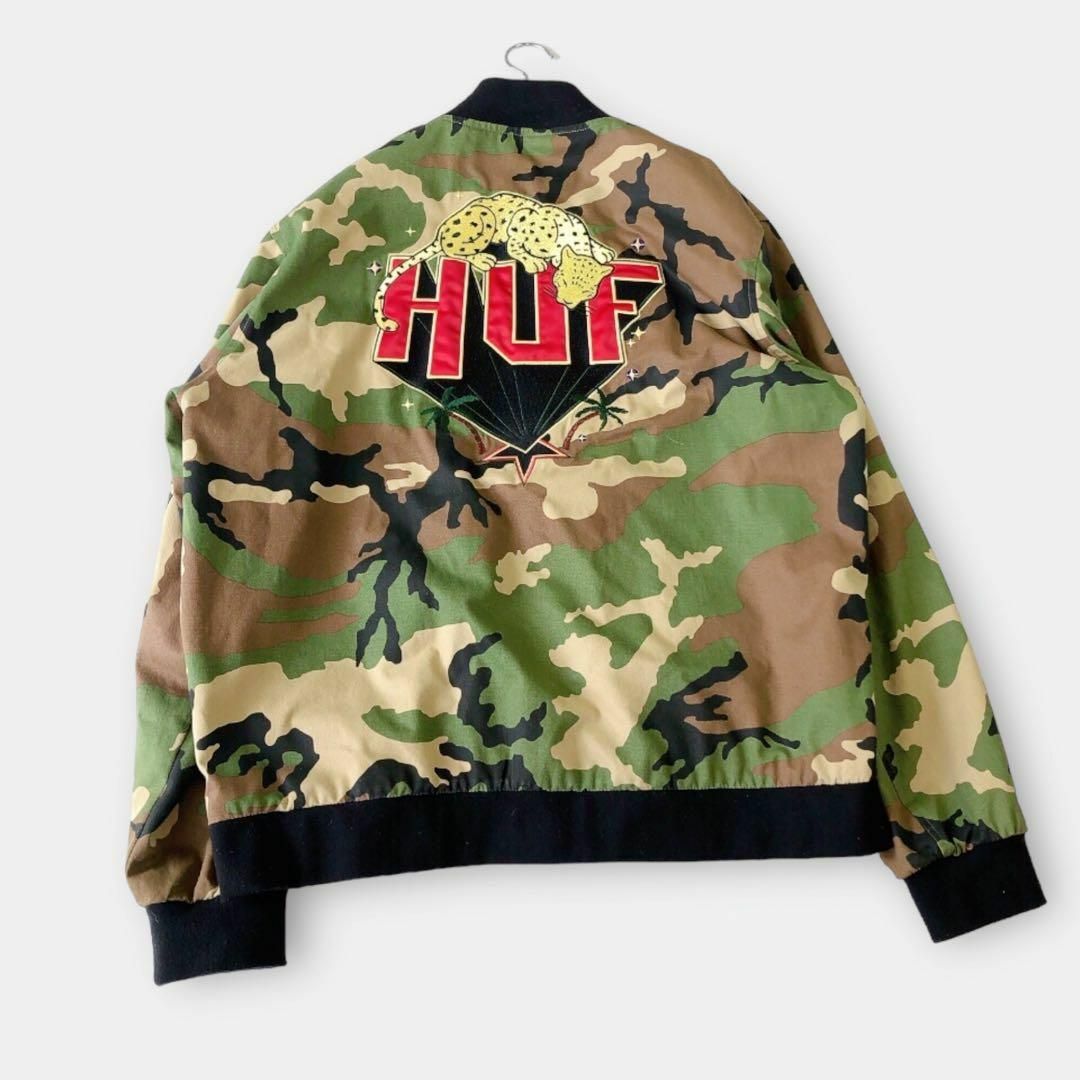 HUF 迷彩 ナイロンジャケット XL メンズ HUF 迷彩 ナイロンジャケット XL メンズ