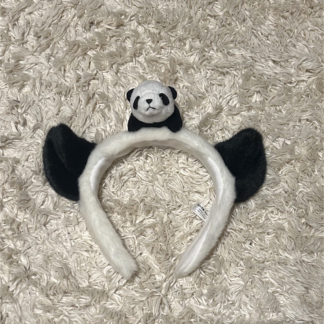 アドベンチャーワールド パンダカチューシャ エンタメ/ホビーのおもちゃ/ぬいぐるみ(キャラクターグッズ)の商品写真