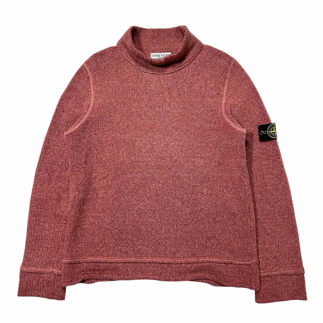STONE ISLAND 06AW ポール期 ハイネックセーター XL 赤紫 STONE ISLAND 06AW ポール期 ハイネックセーター XL 赤紫