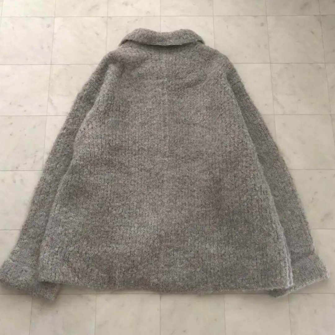 GALERIE VIE ループヤーンミラノリブ カバーオール【定価4.9万 GALERIE VIE ループヤーンミラノリブ カバーオール【定価4.9万