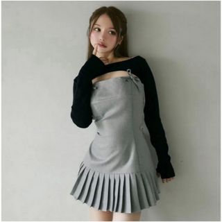 andmaryアンドマリー Karen knit set mini dress(ミニワンピース)
