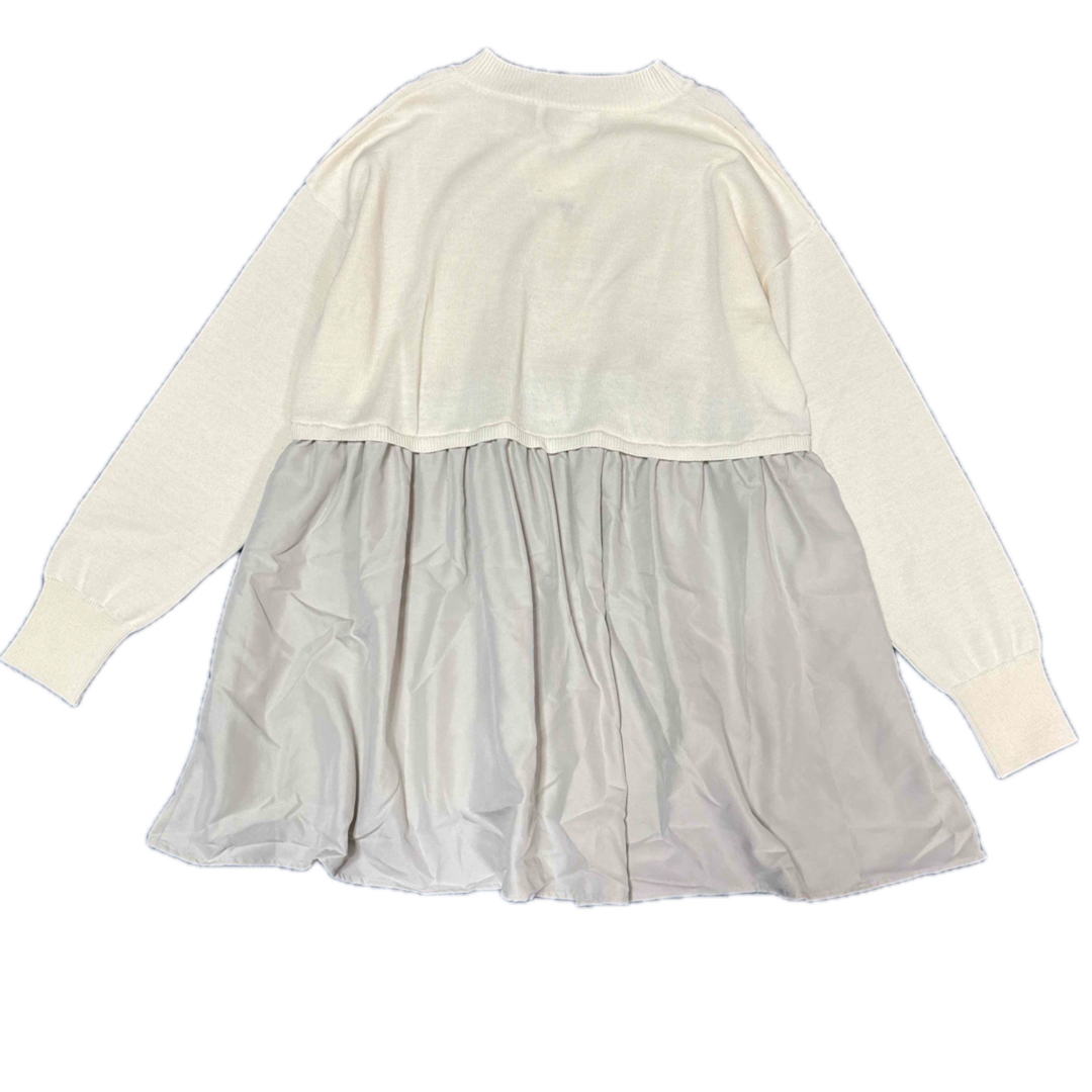SCOT CLUB - Vin ニットサテンドッキングトップス スコット SCOT CLUB - Vin ニットサテンドッキングトップス スコット