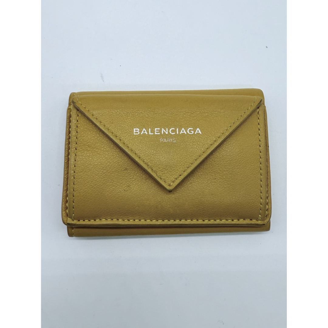 BALENCIAGA バレンシアガ レザー 三つ折り財布 コンパクトウォレット BALENCIAGA バレンシアガ レザー 三つ折り財布 コンパクトウォレット