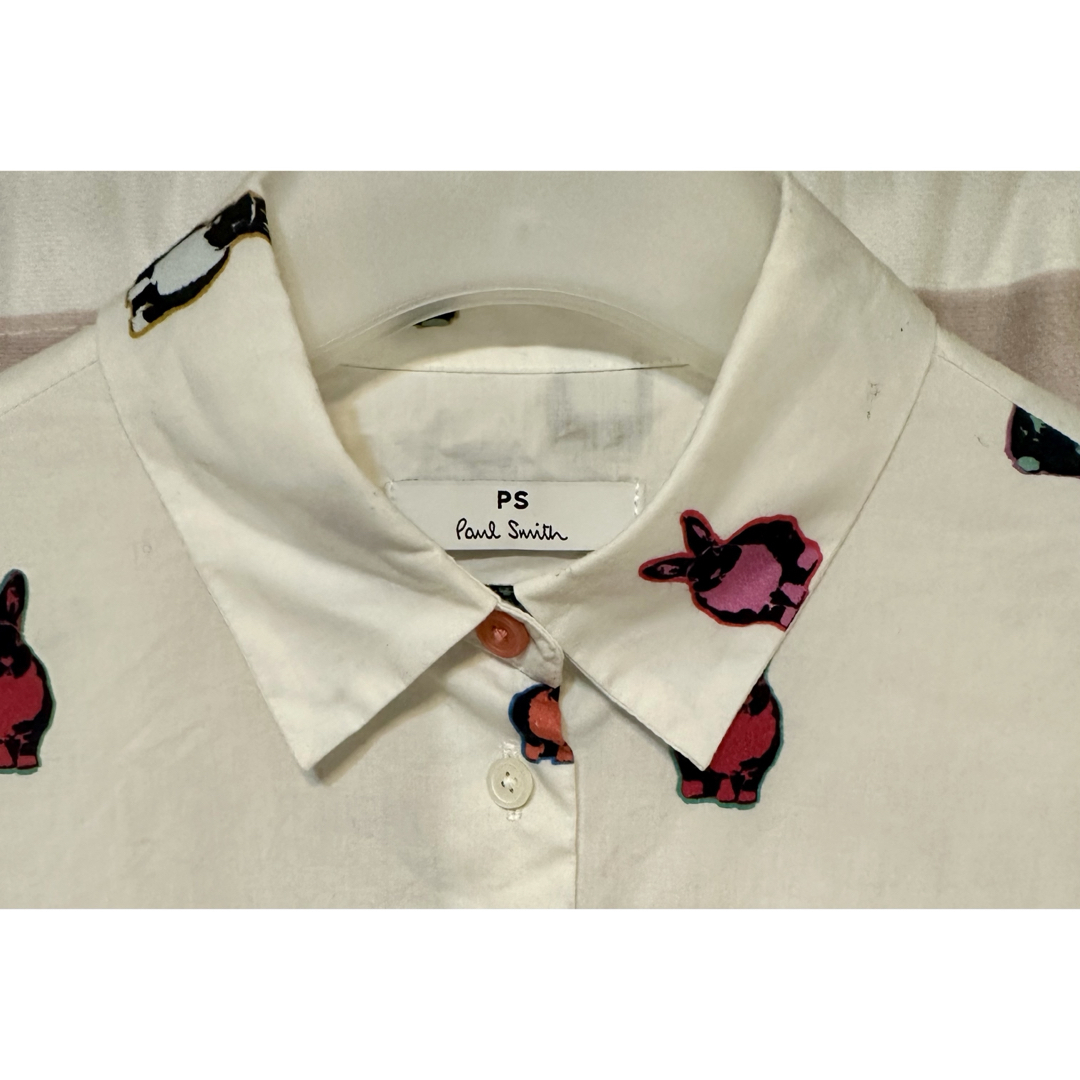 全国送料無料 Paul Smith - ポールスミス マルチカラー ラッキーラビット シャツ+ブラウス(長袖+七分)